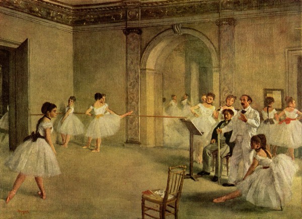 Edgar DEGAS (1834-1917)- Le foyer de la danse à l'opéra 1872